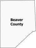 Beaver County Map Pennsylvania