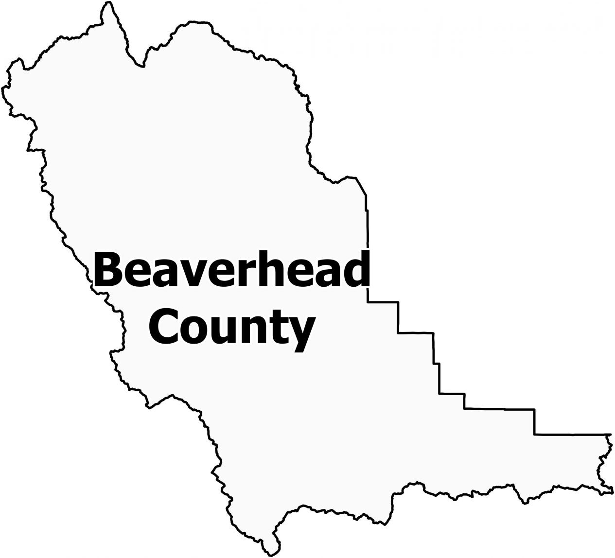 Montana County Map - GIS Geography