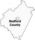 Bedford County Map Virginia