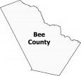 Bee County Map Texas