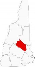 Belknap County Map New Hampshire Locator