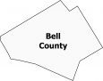 Bell County Map Texas