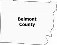 Belmont County Map Ohio