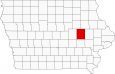 Benton County Map Iowa Locator