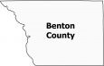 Benton County Map Minnesota