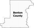 Benton County Map Oregon