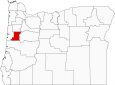 Benton County Map Oregon Locator
