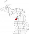 Benzie County Map Michigan Locator