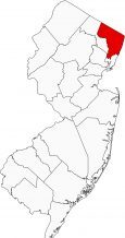 Bergen County Map New Jersey Locator