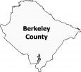 Berkeley County Map South Carolina