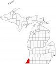 Berrien County Map Michigan Locator