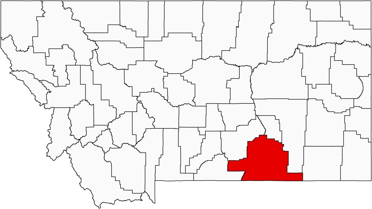 Montana County Map - GIS Geography