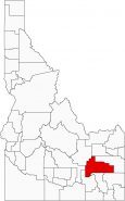 Bingham County Map Idaho Locator