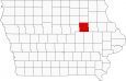 Black Hawk County Map Iowa Locator