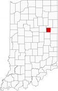 Blackford County Map Indiana Locator