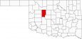 Blaine County Map Oklahoma Locator