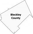 Bleckley County Map Georgia