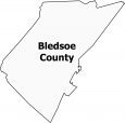 Bledsoe County Map Tennessee