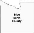 Blue Earth County Map Minnesota