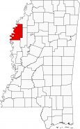 Bolivar County Map Mississippi Locator