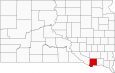 Bon Homme County Map South Dakota Locator