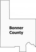 Bonner County Map Idaho