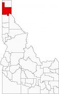 Bonner County Map Idaho Locator