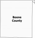 Boone County Map Arkansas