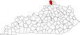 Boone County Map Kentucky Locator