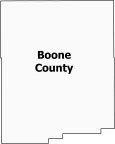 Boone County Map Nebraska