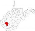 Boone County Map West Virginia Locator
