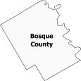 Bosque County Map Texas