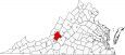 Botetourt County Map Virginia Locator