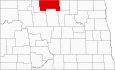 Bottineau County Map North Dakota Locator