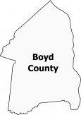 Boyd County Map Kentucky