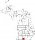 Branch County Map Michigan Locator