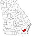 Brantley County Map Georgia Locator