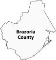 Brazoria County Map Texas
