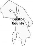 Bristol County Map Rhode Island