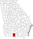 Brooks County Map Georgia Locator