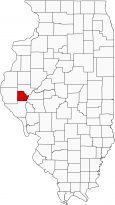 Brown County Map Illinois