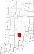 Brown County Map Indiana Locator
