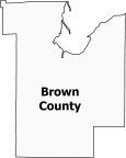 Brown County Map Wisconsin