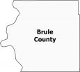 Brule County Map South Dakota
