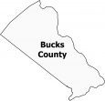 Bucks County Map Pennsylvania