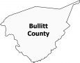 Bullitt County Map Kentucky