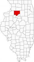 Bureau County Map Illinois