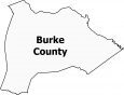 Burke County Map Georgia