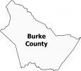Burke County Map North Carolina