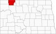 Burke County Map North Dakota Locator
